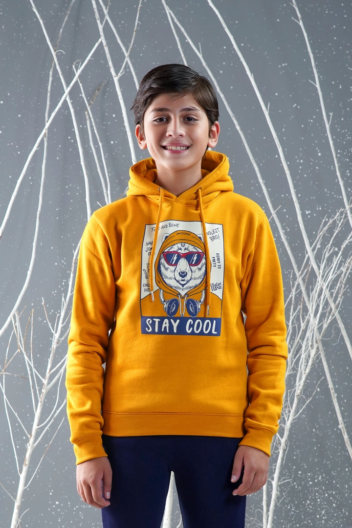 Boys Cool Bear Hoodie