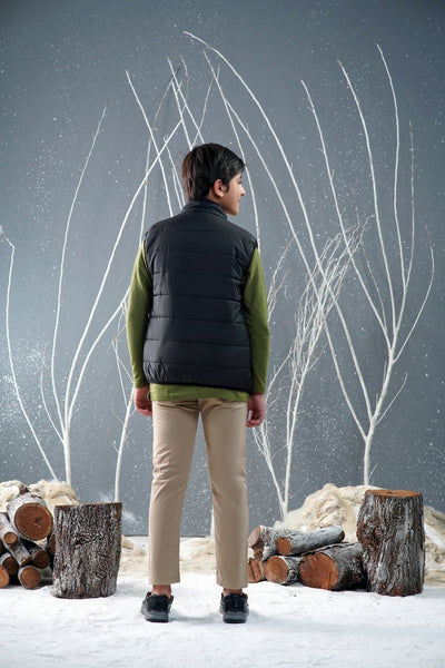 Boys  Sleevless Puffer Jacket