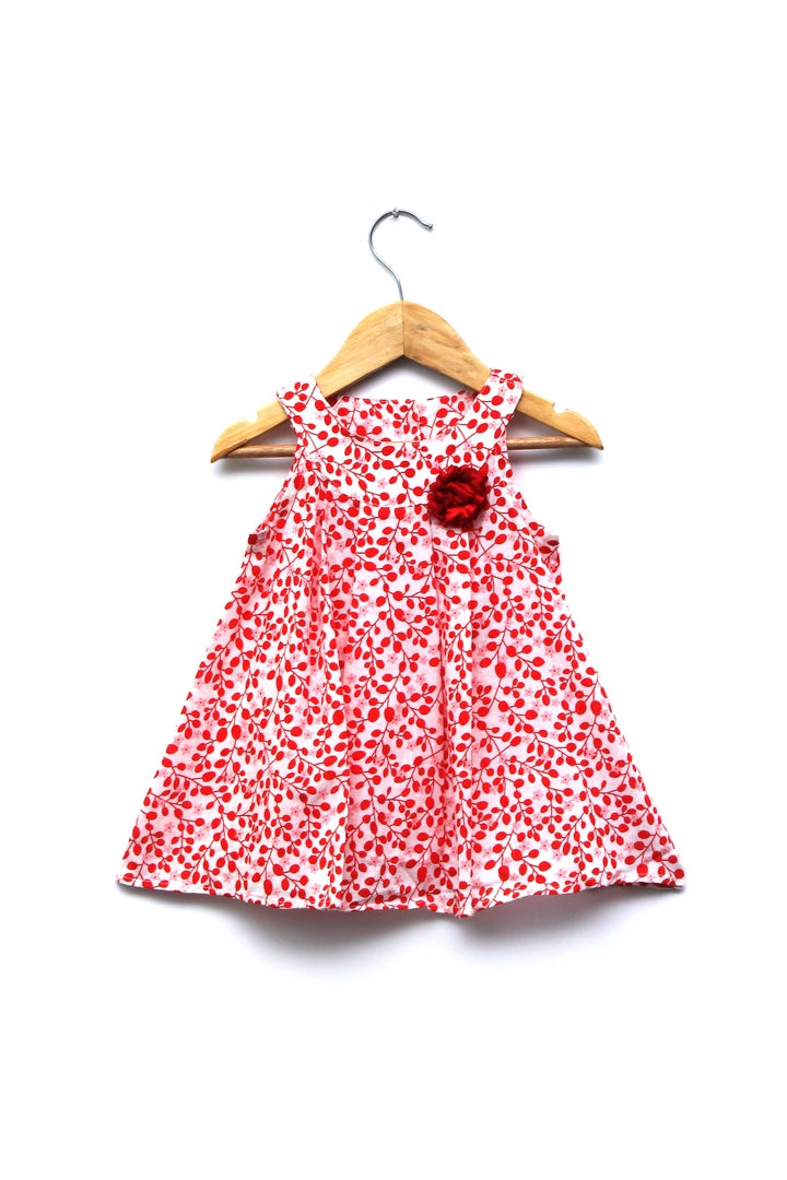 Infant Girls Printed Frock Set