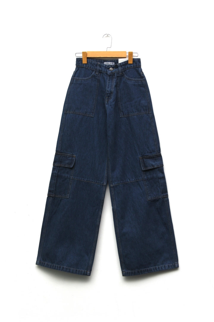 Ladies Wide Leg Jeans Pant