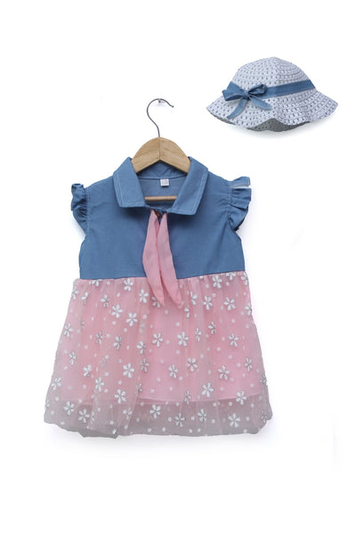 Girls Frock with Hat