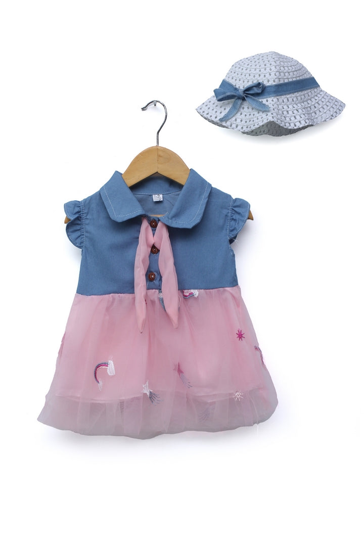 Girls Frock with Hat