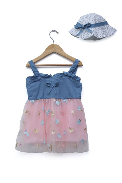 Girls Frock with Hat