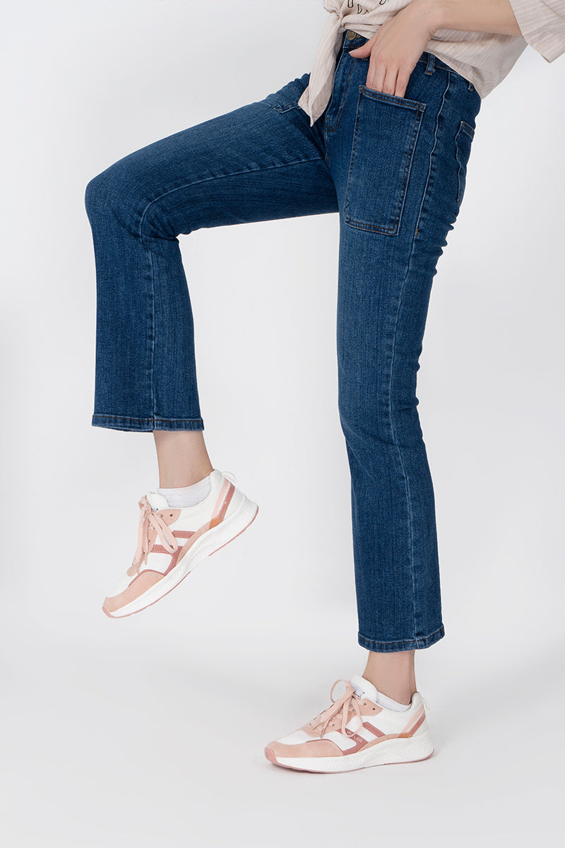 women Denim MID RISE BOOTCUT FIT